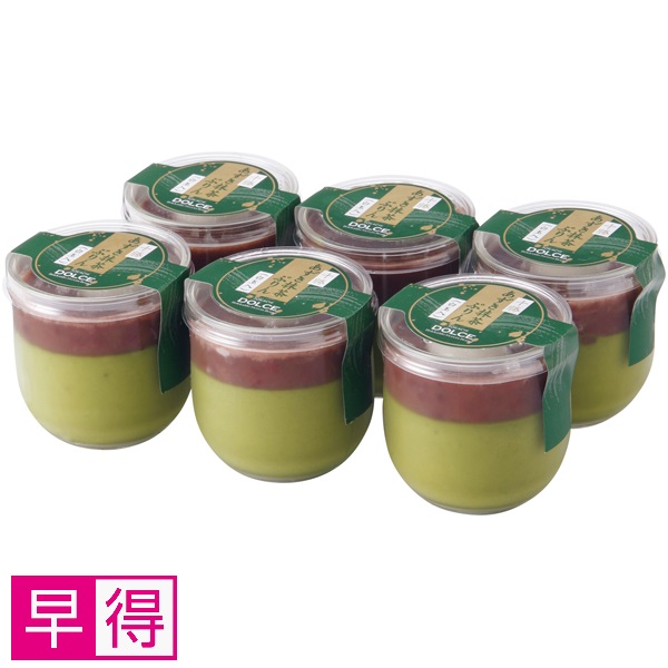 【早得】十勝ドルチェ 十勝小豆抹茶プリン（白玉入） 商品サムネイル