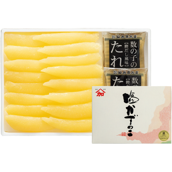 加藤水産 ヤマカ塩数の子 うす皮むき（たれ付き） 商品サムネイル