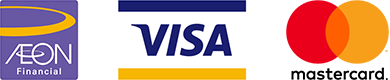 イオン・VISA・マスターカードのロゴ